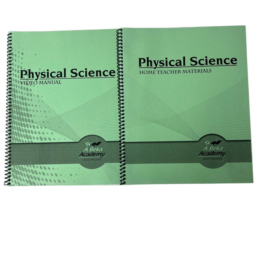 Abeka Physical Science Video and Teachers Manual Set of 2